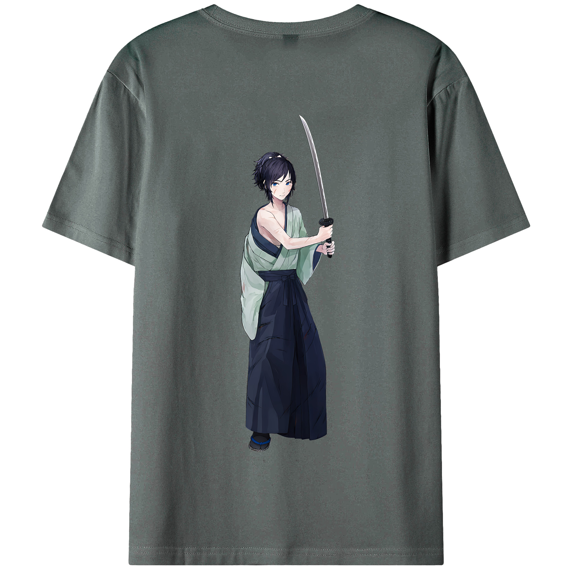 （画像用） 刀剣乱舞 Touken Ranbu 綿100％半袖Tシャツ（背面プリント）